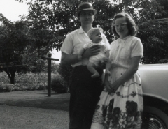  Harold Kreider( holding Kevin) and  Elsie.